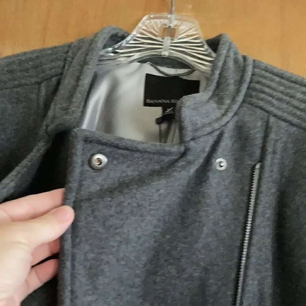 Banana Republic Moto Italian woven wool jacket